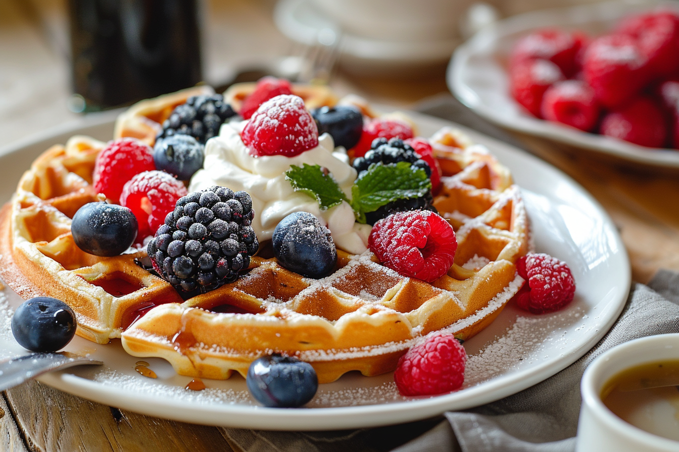 Homemade Belgian Waffles Recipe